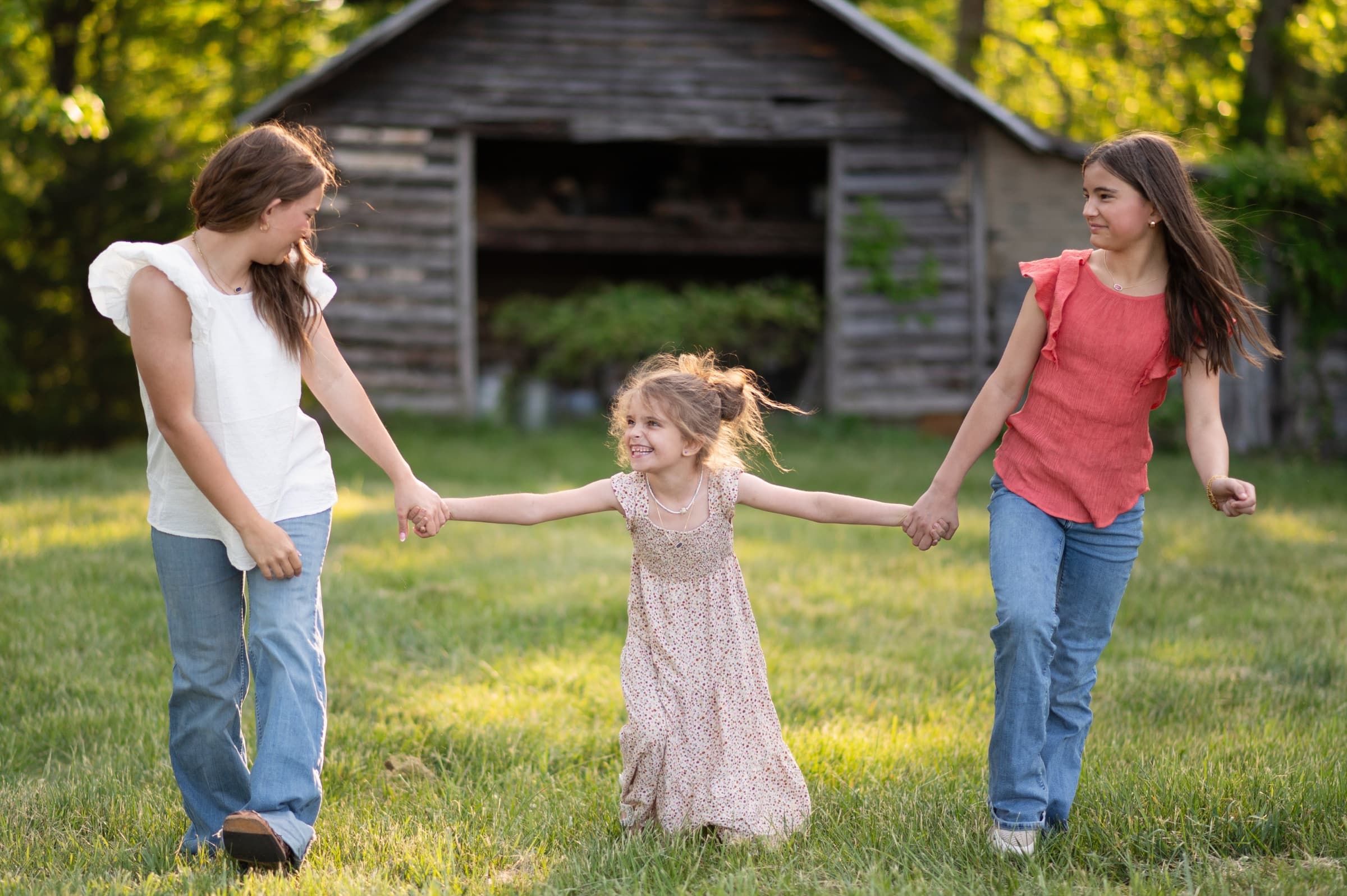 Family portraits in Smith Mountain Lake